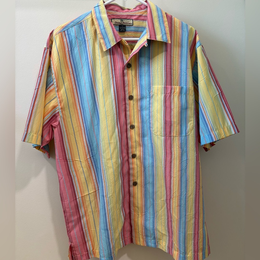 Tommy Bahama Colorful Striped Shirt
